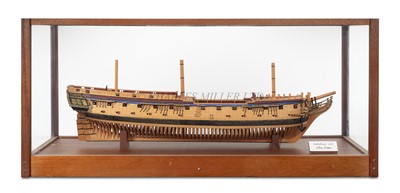 Lot 231 - AN 1:64 SCALE ADMIRALTY BOARD STYLE MODEL FOR U.S.S. CONFEDERACY [1778]