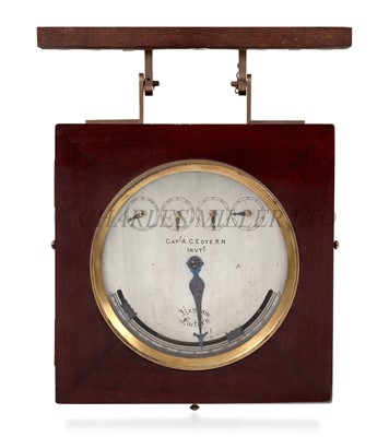 Lot 350 - A RARE CAPTAIN EDYE-PATTERN INCLINOMETER AND DISTANCE RECORDER, CIRCA 1880