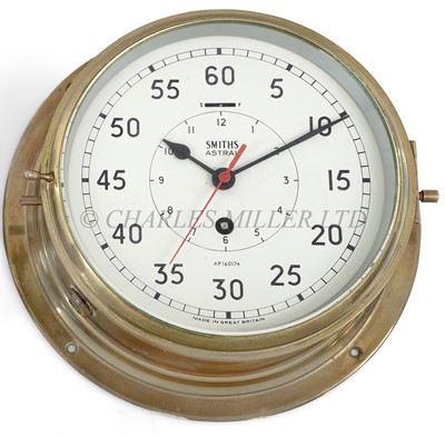 Lot 341 - AN ADMIRALTY PATTERN SHIP'S CLOCK FOR THE ROYAL NAVY BY SMITHS, CIRCA 1960