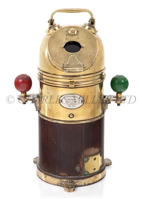 Lot 294 - AN UNUSUAL GREAT WAR FAITHFUL FREDDIE SUBMARINE BINNACLE COMPASS