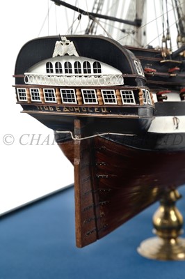Lot 238 - A WELL-PRESENTED MODEL FOR THE THIRD-RATE IMPERIAL RUSSIAN SHIP OF THE LINE POBEDONOSETS [1809]