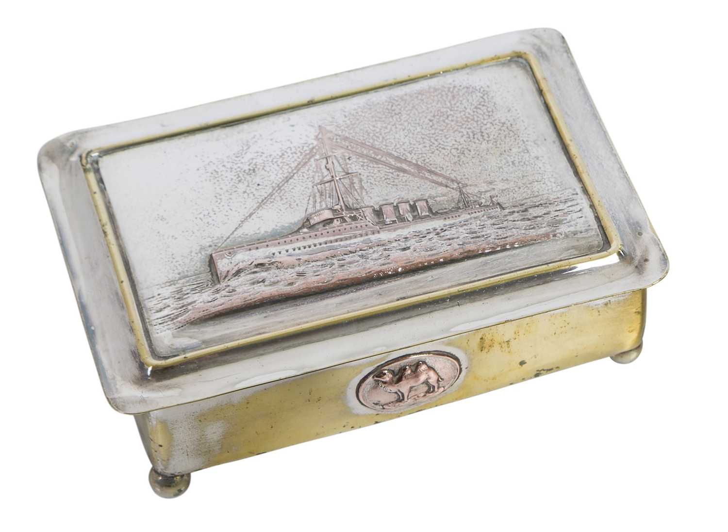 Lot 47 - A LAUNCHING GIFT FOR H.M. DESTROYER 'ABDIEL', BUILT BY CAMMELL LAIRD, 1915