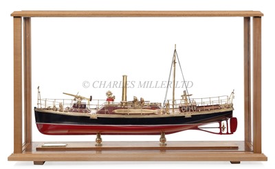 Lot 277 - A 1:25 SCALE MODEL FOR A LATE 19TH CENTURY H.M. TORPEDO BOAT