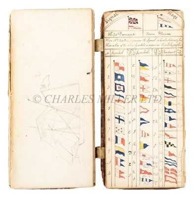 Lot 242 - NAVAL MANUSCRIPT NOTEBOOK, 1823-26