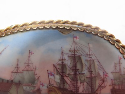 Lot 187 - A BILSTON ENAMEL PLAQUE, 18TH CENTURY