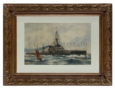 Lot 283 - A. ANDREWS (BRITISH, 20TH CENTURY) - H.M.S. 'Dreadnought'