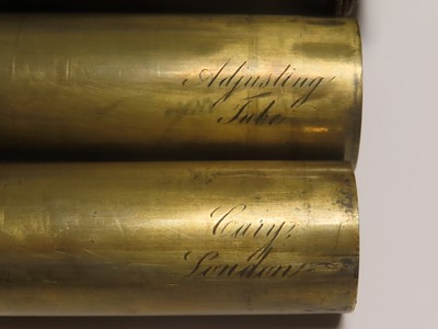 Lot 58 - A CARY-GOULD TYPE BOTANIST MICROSCOPE, CIRCA 1830