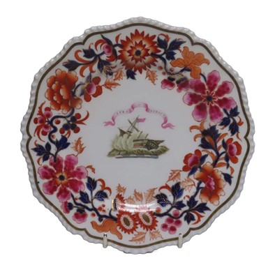 Lot 70 - AN ARMORIAL PLATE FOR THE DICK-CONYNGHAM FAMILY, BY FLIGHT, BARR & BARR, WORCESTER, CIRCA 1800