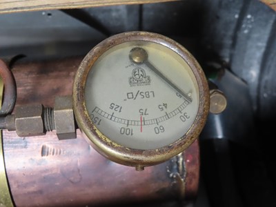 Lot 123 - A LIVE STEAM MODEL STEAM YACHT, CIRCA 1950
