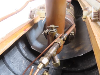Lot 123 - A LIVE STEAM MODEL STEAM YACHT, CIRCA 1950