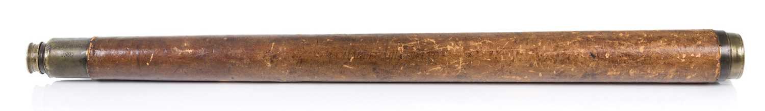 Lot 152 - A PRESENTATION MARINE TELESCOPE FROM LORD NELSON, CIRCA 1804
