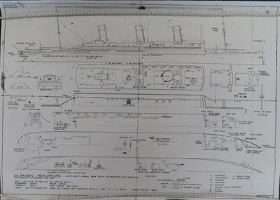 Lot 68 - A 1:680 SCALE WATERLINE MODEL OF THE CUNARD LINER R.M.S. 'QUEEN MARY'