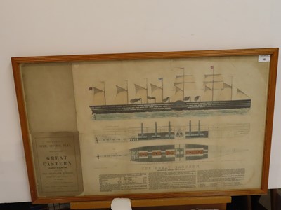 Lot 50 - "THE AUTHENTIC VIEW, SECTION, PLAN, AND DESCRIPTION OF THE GREAT EASTERN"