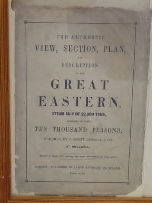 Lot 50 - "THE AUTHENTIC VIEW, SECTION, PLAN, AND DESCRIPTION OF THE GREAT EASTERN"