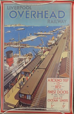 Lot 64 - A FRENCH LINE TRAVEL POSTER, 1921