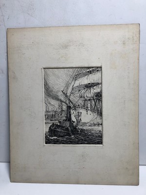 Lot 70 - F.L. BLANCHARD (BRITISH, 19TH-20TH CENTURY) - Drawings of liners from the Daily Graphic