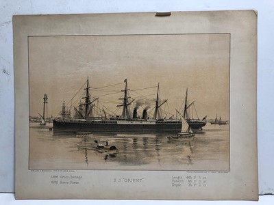 Lot 70 - F.L. BLANCHARD (BRITISH, 19TH-20TH CENTURY) - Drawings of liners from the Daily Graphic