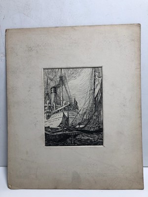Lot 70 - F.L. BLANCHARD (BRITISH, 19TH-20TH CENTURY) - Drawings of liners from the Daily Graphic