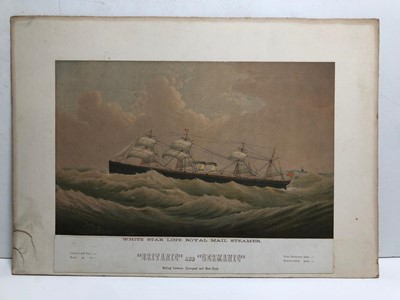 Lot 70 - F.L. BLANCHARD (BRITISH, 19TH-20TH CENTURY) - Drawings of liners from the Daily Graphic