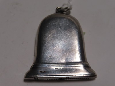 Lot 77 - A VICTORIAN SILVER ADVERTISING VESTA CASE FOR BELL’S ASBESTOS, 1893