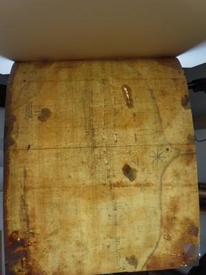 Lot 162 - A RARE CONTEMPORARY PLAN OF THE BATTLE OF THE NILE, PEN AND INK WITH WATERCOLOUR ON PAPER, ENGLISH, CIRCA 1798