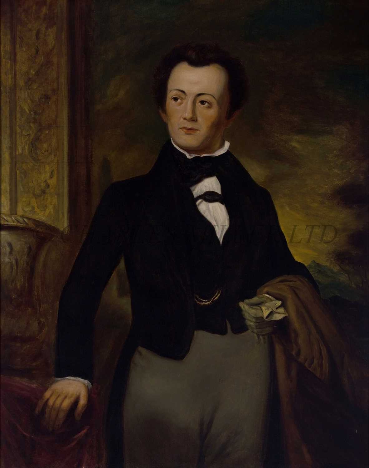 Lot 54 - ENGLISH SCHOOL (19TH CENTURY) - Portrait of James Moss, founder of Moss Line
