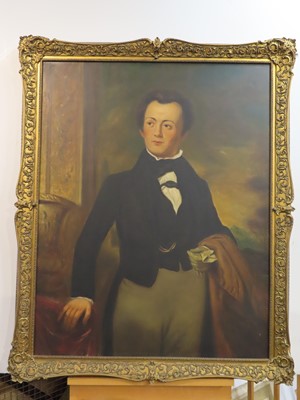 Lot 54 - ENGLISH SCHOOL (19TH CENTURY) - Portrait of James Moss, founder of Moss Line