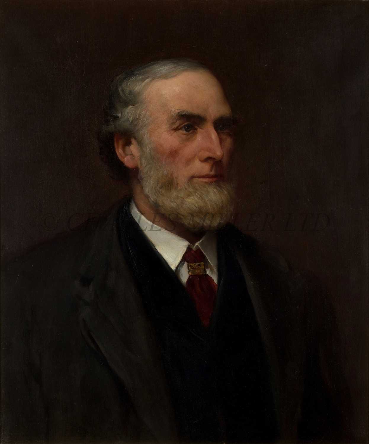 Lot 53 - ENGLISH SCHOOL (19TH CENTURY) - Portrait of George Holt, director of Lamport & Holt