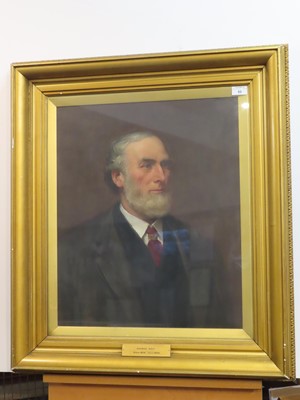 Lot 53 - ENGLISH SCHOOL (19TH CENTURY) - Portrait of George Holt, director of Lamport & Holt
