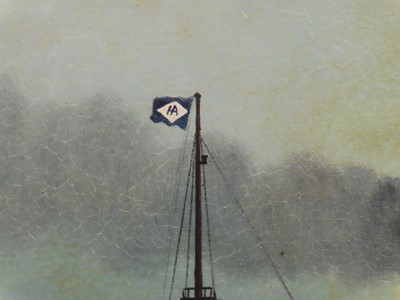 Lot 60 - CHINESE SCHOOL (20TH CENTURY) The Blue Funnel Line's S.S. 'Agamemnon', circa 1900