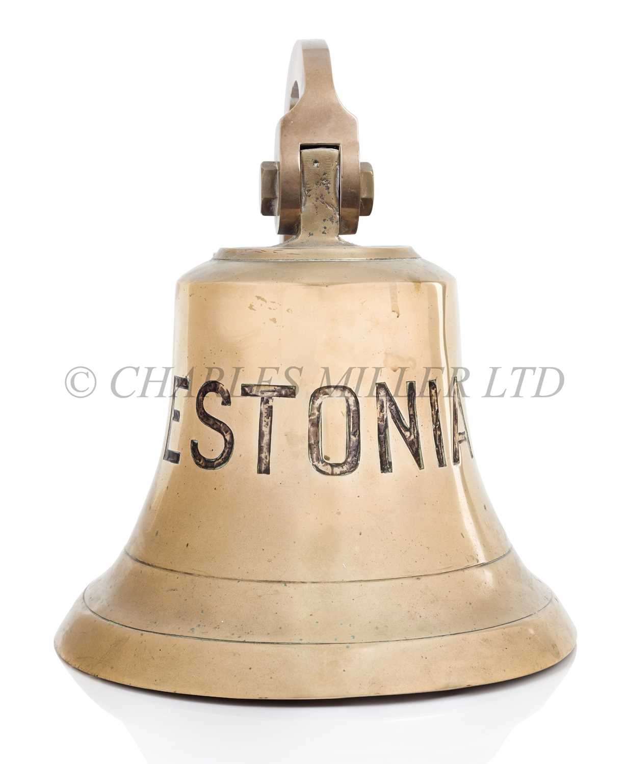 Lot 83 - A SHIP'S BELL FROM THE BALTIC AMERICA LINE'S S.S. 'ESTONIA', 1920