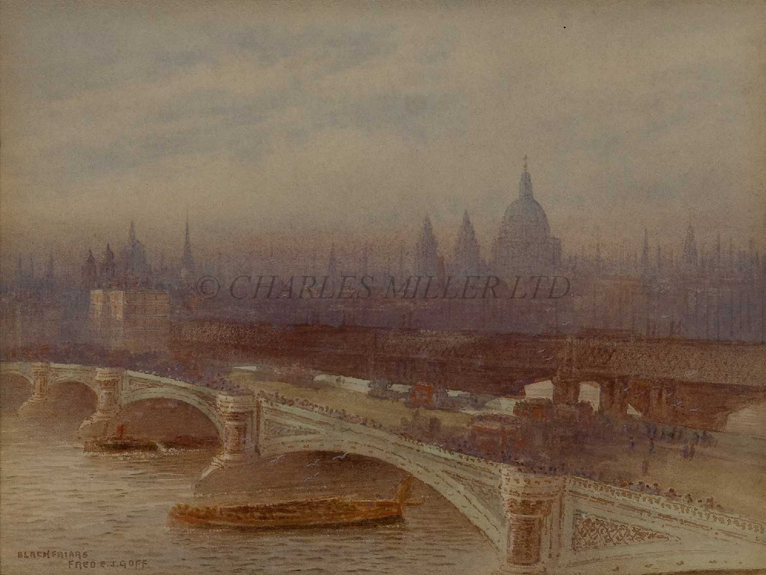 Lot 88 - FREDERICK EDWARD JOSEPH GOFF (BRITISH, 1855-1931) - Blackfriars; Westminster