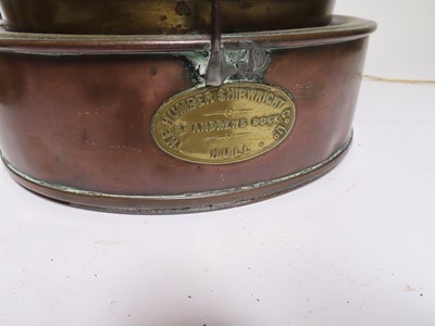 Lot 23 - FOUR ASSORTED MARINE LAMPS, 20TH CENTURY