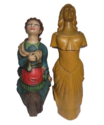 Lot 80 - A 19TH CENTURY STYLE FIGUREHEAD