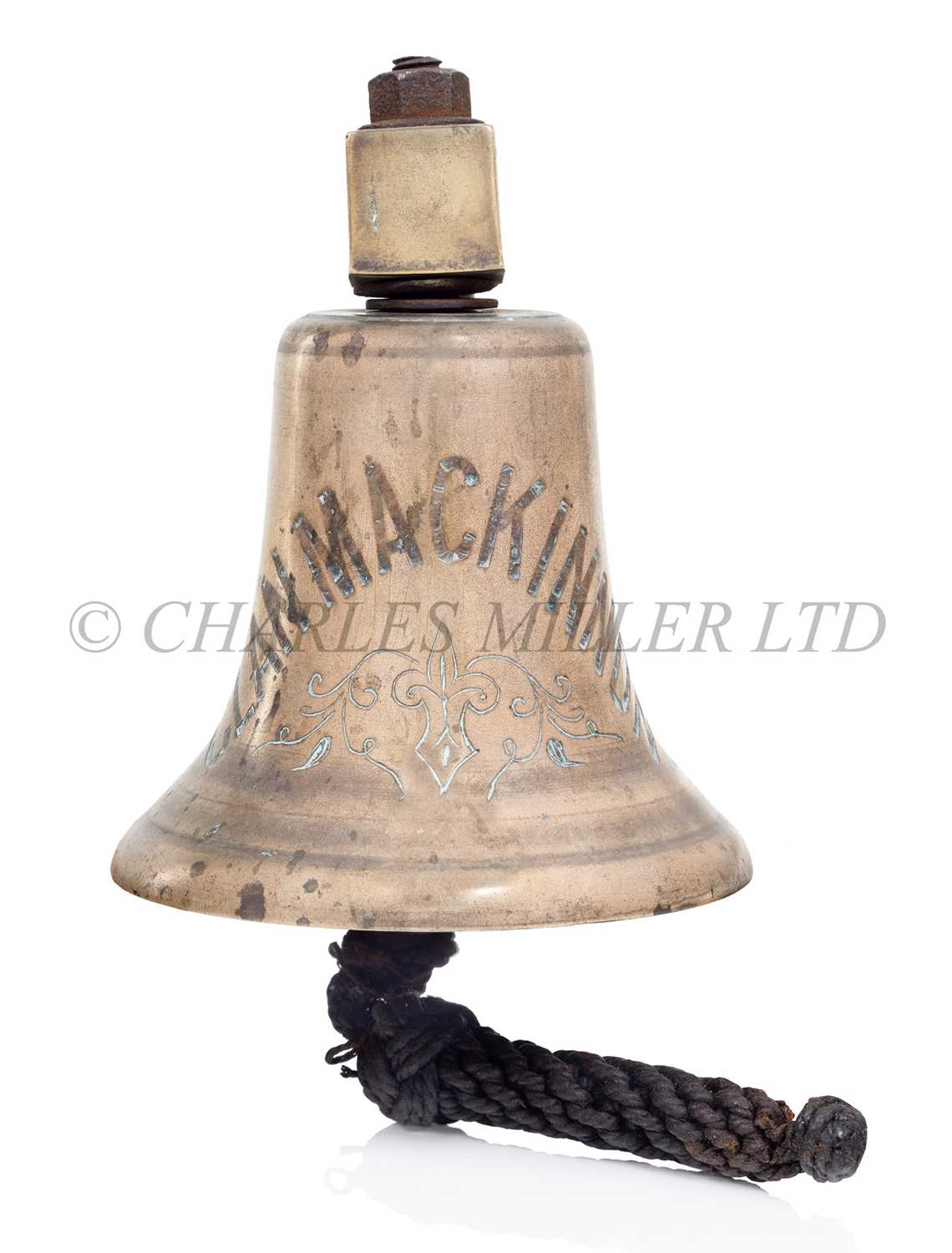 Lot 56 - A BRIDGE BELL FROM THE CLAN LINE CARGO SHIP 'CLAN MACKINNON' (1903)