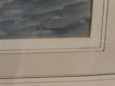 Lot 263 - δ ERIC ERSKINE CAMPBELL TUFNELL (1888-1978) - H.M.S. 'Suffolk' in dazzle camouflage on patrol 23rd May 1941