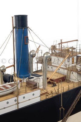 Lot 61 - A FINE BUILDER'S MODEL FOR THE S. S. 'WENTWORTH' (1913) BUILT BY JOHN PRIESTMAN AND CO., SUNDERLAND FOR DALGLIESH SS CO. LTD, 1913
