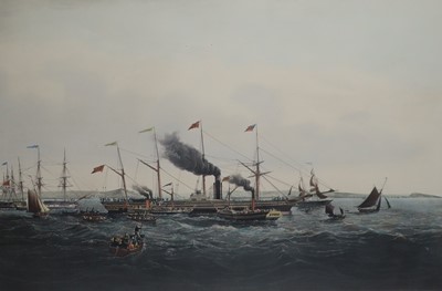 Lot 51 - A MODERN COLOURED AQUATINT OF THE 'GREAT WESTERN'