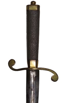 Lot 131 - A GEORGIAN NAVAL MIDSHIPMAN'S DIRK, CIRCA 1800-1810