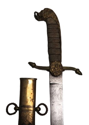 Lot 58 - AN 1879-PATTERN ROYAL NAVY OFFICER'S DIRK BY J. GIEVES & SONS, CIRCA 1900
