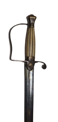 Lot 116 - Ø NAPOLEONIC ERA CONTINENTAL NAVAL OFFICER'S SWORD