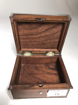 Lot 73 - SILVER-MOUNTED CIGAR AND CIGARETTE BOXES MADE FROM WOOD RECOVERED FROM THE S.S. 'FUKUI MARU' (EX-'ABERGELDIE'), AFTER SHE WAS SUNK AS A BLOCKSHIP AT PORT ARTHUR DURING THE RUSSO-JAPANESE WAR OF 1904