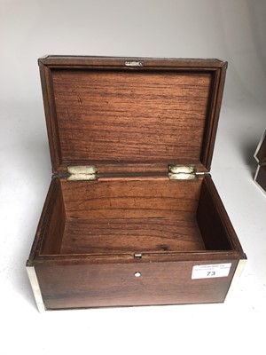 Lot 73 - SILVER-MOUNTED CIGAR AND CIGARETTE BOXES MADE FROM WOOD RECOVERED FROM THE S.S. 'FUKUI MARU' (EX-'ABERGELDIE'), AFTER SHE WAS SUNK AS A BLOCKSHIP AT PORT ARTHUR DURING THE RUSSO-JAPANESE WAR OF 1904