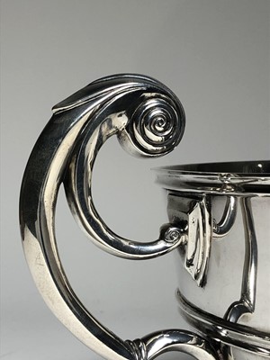 Lot 91 - A PRESENTATION IRISH SILVER ROSE BOWL, 1894