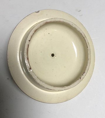 Lot 146 - A RARE WEDGWOOD CREAMWARE TEAPOT FOR THE WORSHIPFUL COMPANY OF SHIPWRIGHTS, AND PROBABLY COMMEMORATING THE LAUNCH OF H.M.S. ADVENTURE AT DEPTFORD IN 1784