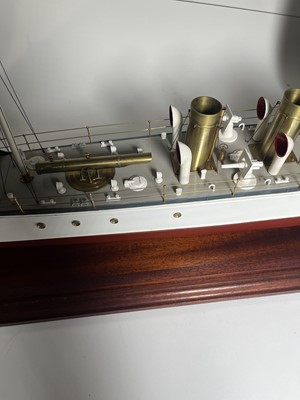 Lot 52 - A 1:48 SCALE AUXILIARY MODEL FOR H.M. TORPEDO BOAT DESTROYER 'BOXER', ORIGINALLY BUILT BY J.R. THORNYCROFT, CHISWICK [1894]