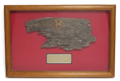 Lot 87 - A SECTION OF 'MARY ROSE' OAK