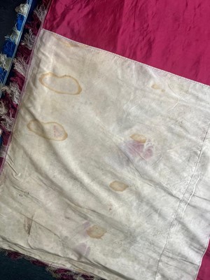 Lot 175 - A SILK ST. GEORGE'S FLAG PRESENTED TO THE WORSHIPFUL COMPANY OF SHIPWRIGHTS, 19TH CENTURY