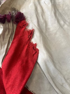 Lot 175 - A SILK ST. GEORGE'S FLAG PRESENTED TO THE WORSHIPFUL COMPANY OF SHIPWRIGHTS, 19TH CENTURY