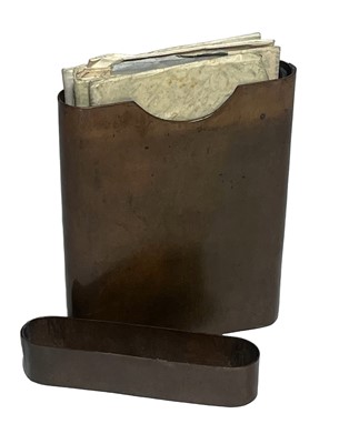 Lot 95 - A MARINE DOCUMENT CASE AND DOCUMENTS